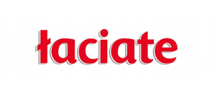 Logo marki którą sprzedajmy łaciate